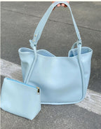 Large Capacity Soft Leather Tote Shoulder Bag Women