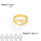 Men's And Women's Rings Stainless Steel Minimalist