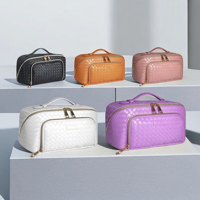 Large-Capacity Cosmetic Bag Portable Waterproof Makeup Storage Case Women Multifunction Bathroom Toiletries Organizer Pouch Item Main Image