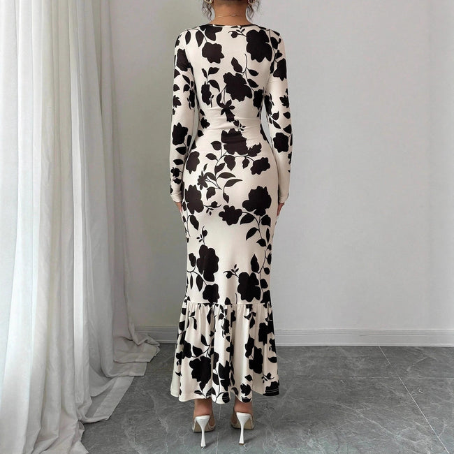 Elegant Long-sleeve Dress For Women Main Image