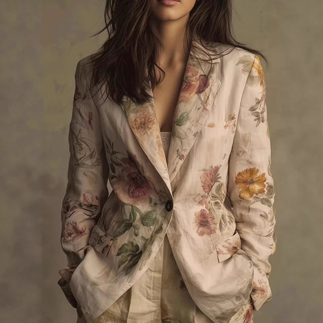 European And American-style Fashionable Tailored Commuter Blazer Hover Image