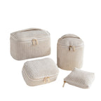 Flannelette Makeup Bag Travel Portable Four-piece Set