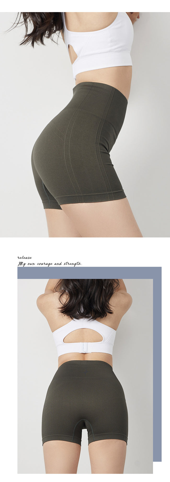 Tight Fitting Fitness Yoga Shorts For Women Main Image