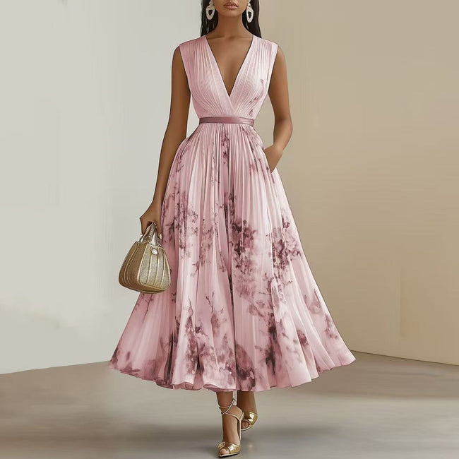 Fashion Printed Sleeveless Dress Women Main Image
