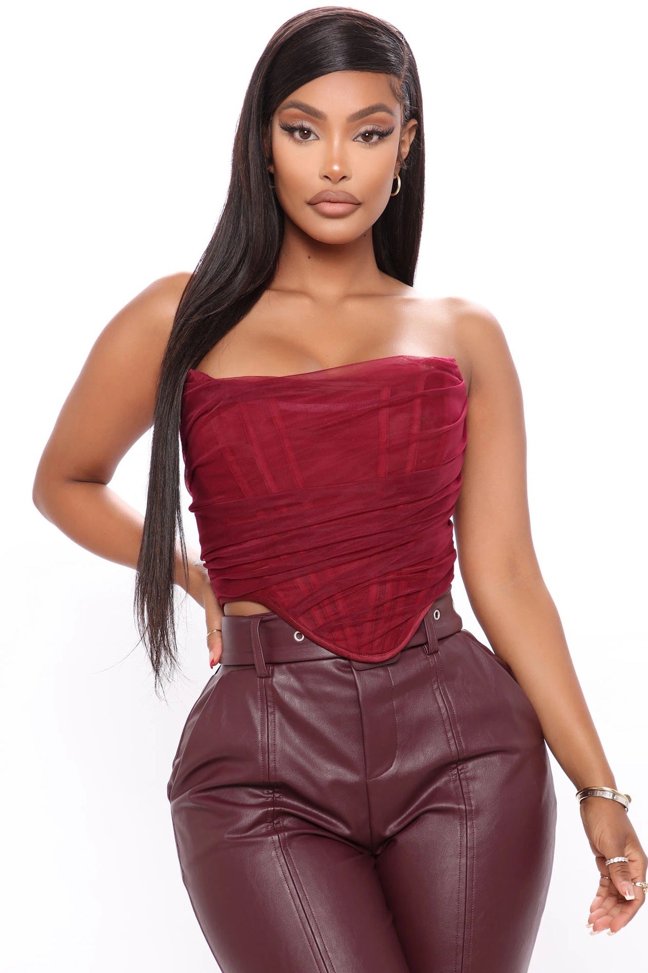 Fashion Herringbone Mesh Bra And Vest Women Short Top