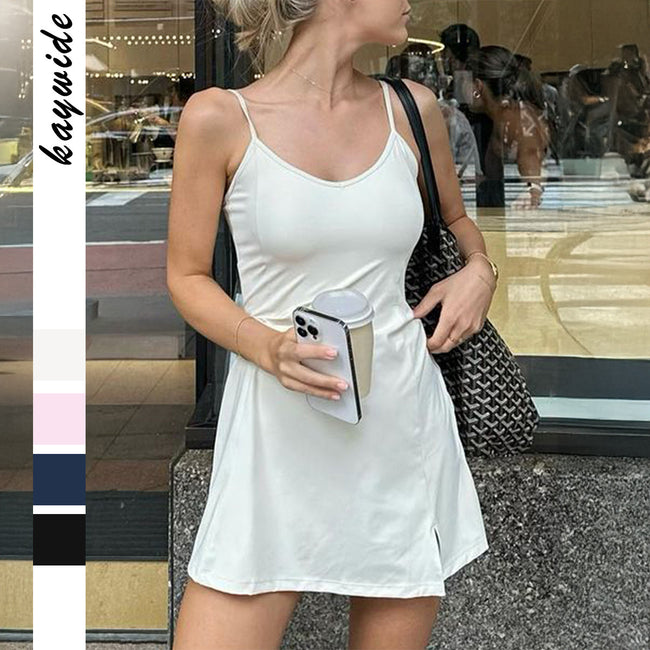European And American Leisure Vacation Style Small Sling Half-length Skirt Dress Hover Image