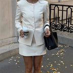 Women's Clothing Graceful Suit Jacket Mid-length Dress Set