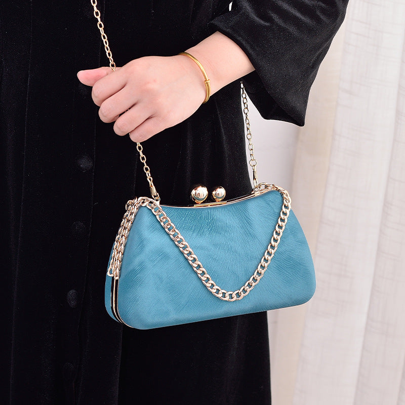 Pochette minimaliste de style européen et américain, portefeuille rétro inspiré du cheongsam