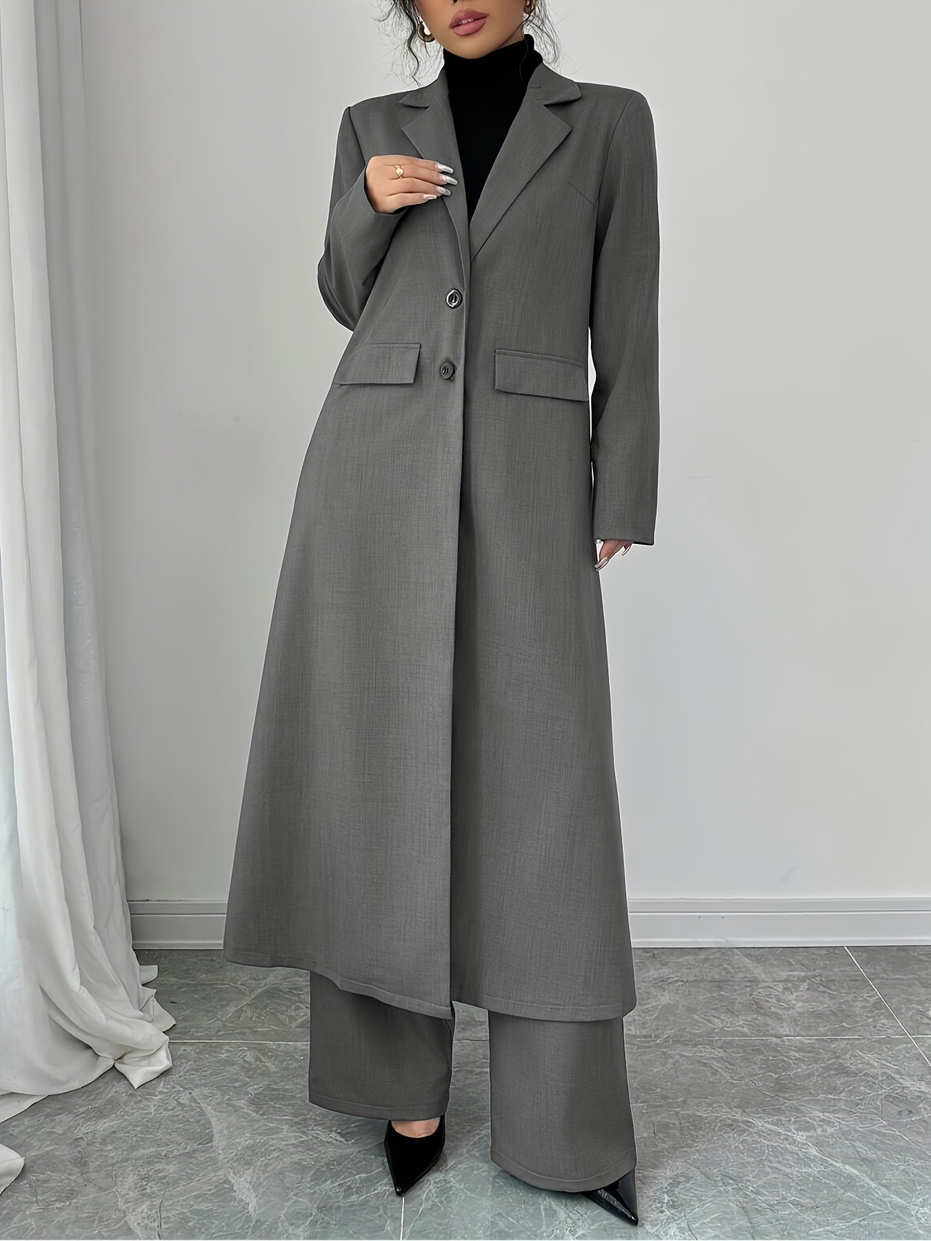 Suit Pants Elegant Graceful Two-piece Set