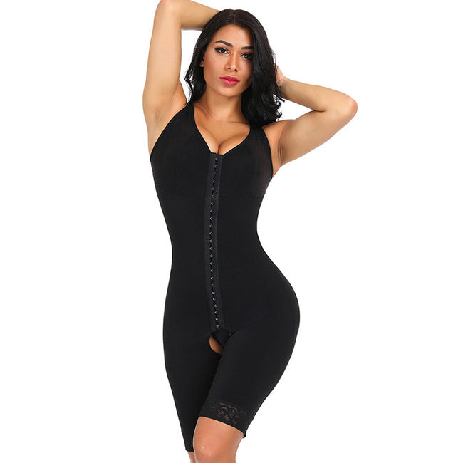Conjoined Body Shapewear For Women Without A Crotch Hover Image