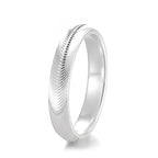 Fashionable Simple Plain Band Couple Rings