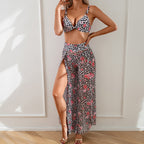 Swimsuit Women's Bikini Pants Three-piece Suit