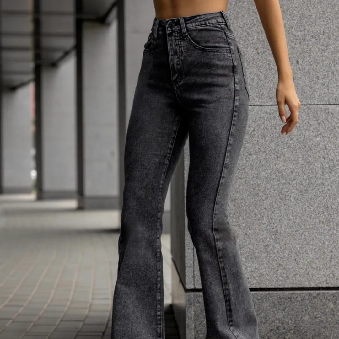 Versatile Casual New Flared Jeans For Women