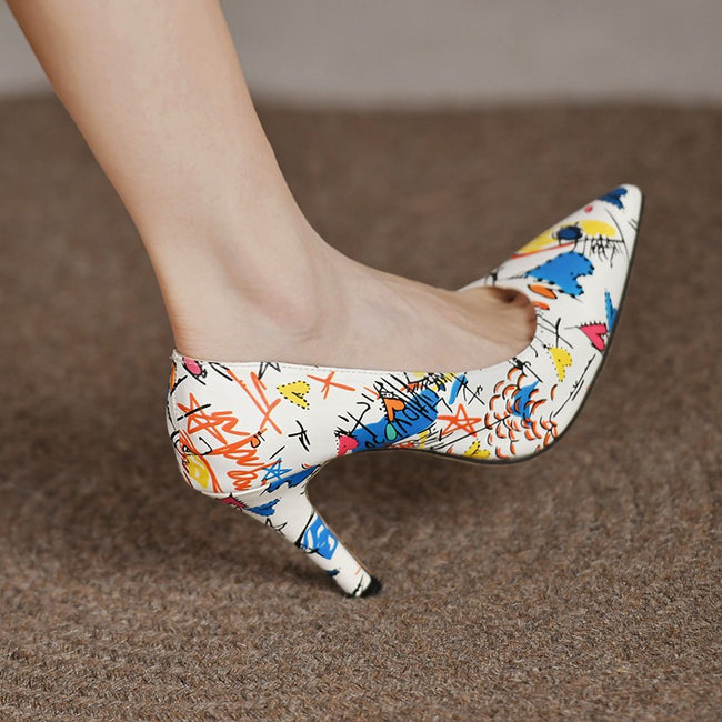 Pointed Casual High Heels Women's Shoes Main Image