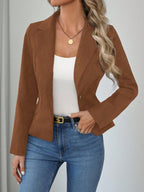 High-end Solid-color Womens Blazer