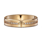Sterling Silver Ring For Men And Women Couple Rings Design Zircon Inlaid Couple's Ring
