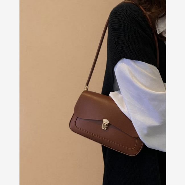 One Shoulder Solid Color Simple Bag Women Main Image