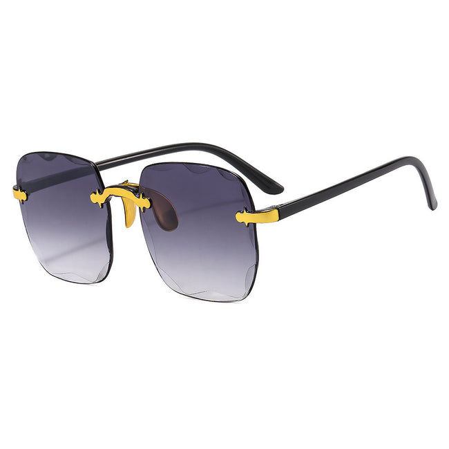 Frameless Trimming Internet-famous Sunglasses Women Main Image