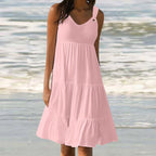 Casual Elegant Stitching Dress Women