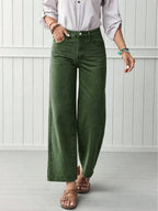High-quality Straight-leg Denim Jeans For Women