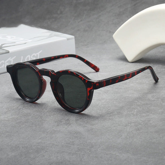 Vintage Round Frame Sunglasses For Women Main Image