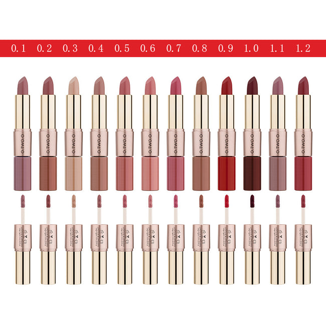 Double-headed Matte Finish Lip Gloss Lipstick Two-in-one Main Image
