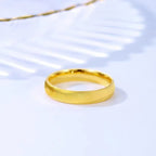 Fashionable Simple Plain Band Couple Rings