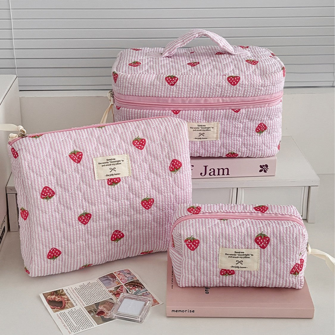 Bow-knot Flower Large-capacity Makeup Bag