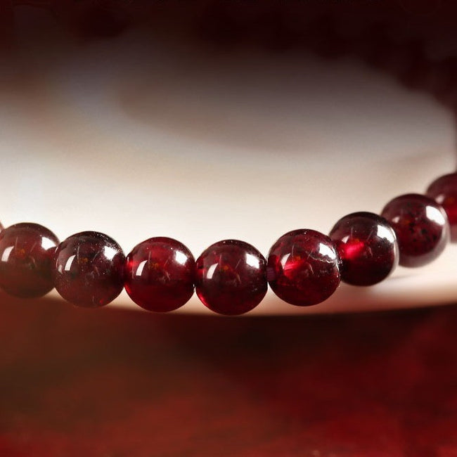 Gourd Bracelet Simple Garnet Bracelet For Women Main Image