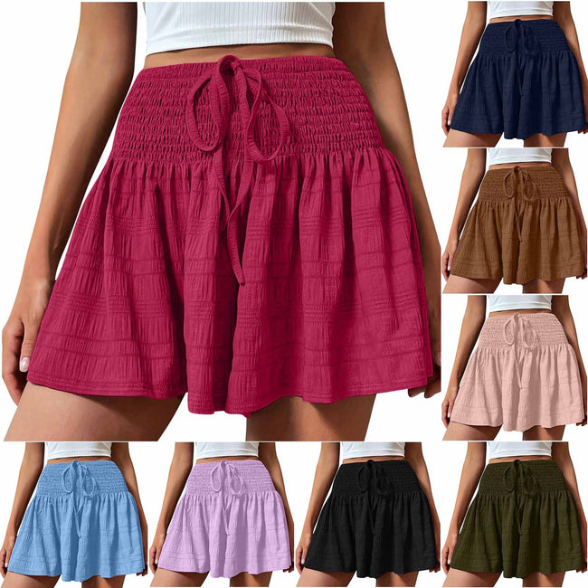 Stylish And Minimalist Drawstring Shorts For Women Main Image