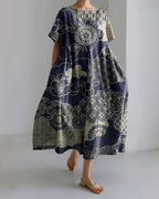 Women's Elegant Casual Printed Short Sleeve Dress