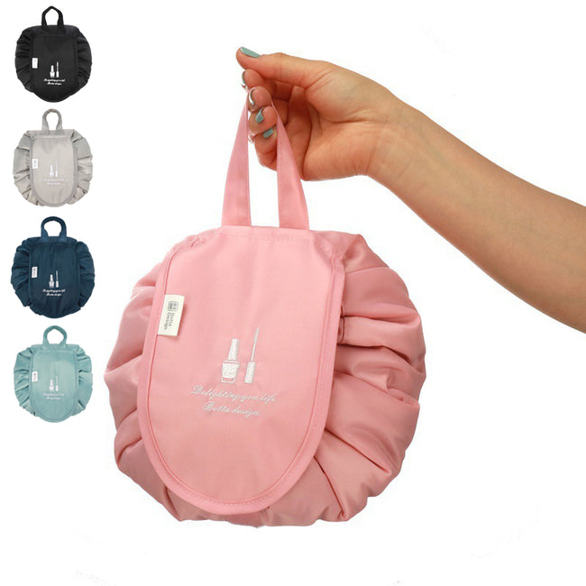 Lazy Makeup Bags Travel Home Large Capacity Waterproof Portable Storage Drawstring Bag Makeup Wash Bag Hover Image