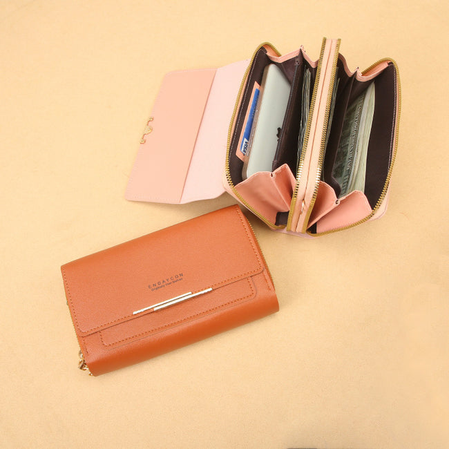 Multi-functional Crossbody Bag Mid-length Clutch And Coin Purse Main Image