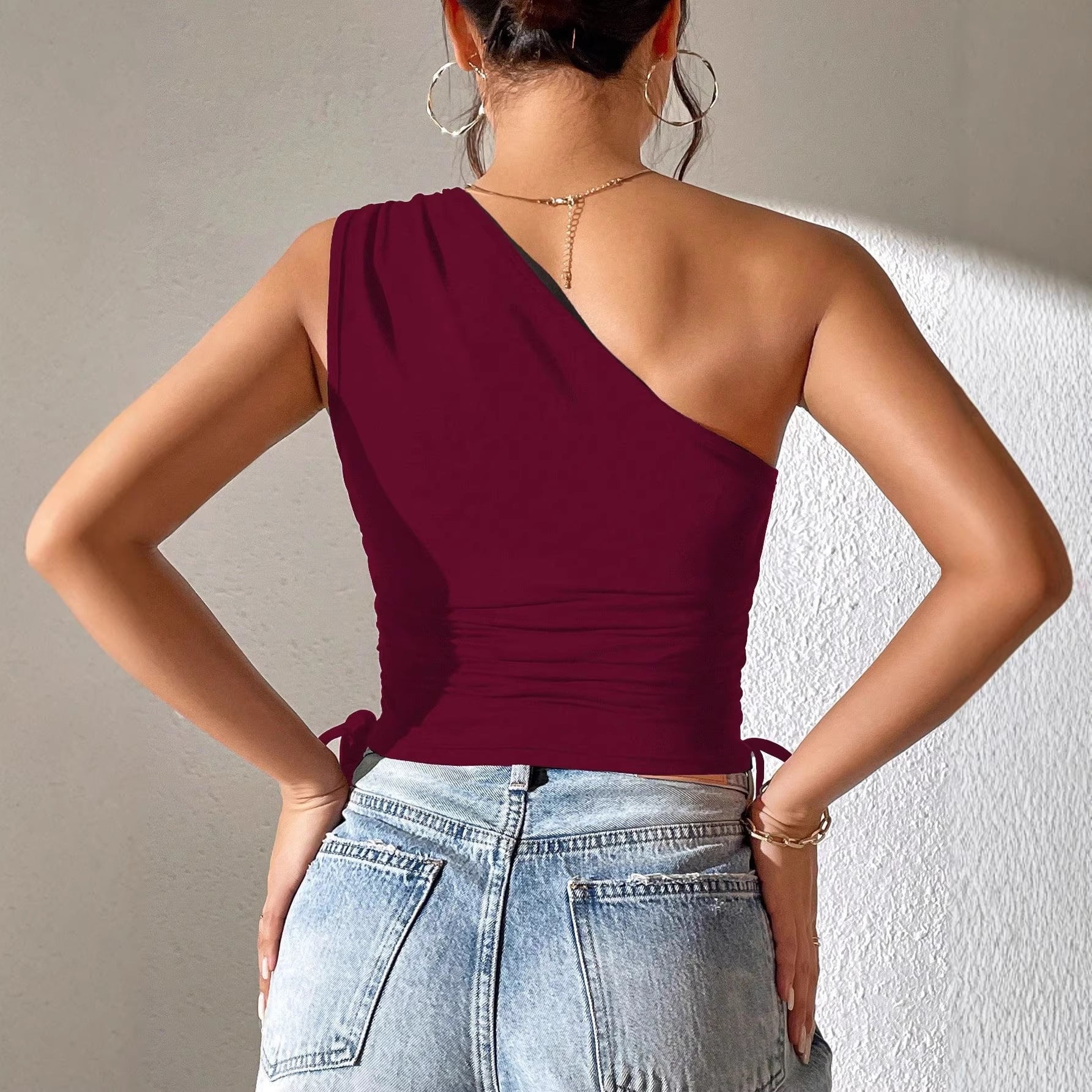 Womens Sexy Off-shoulder Camisole Top