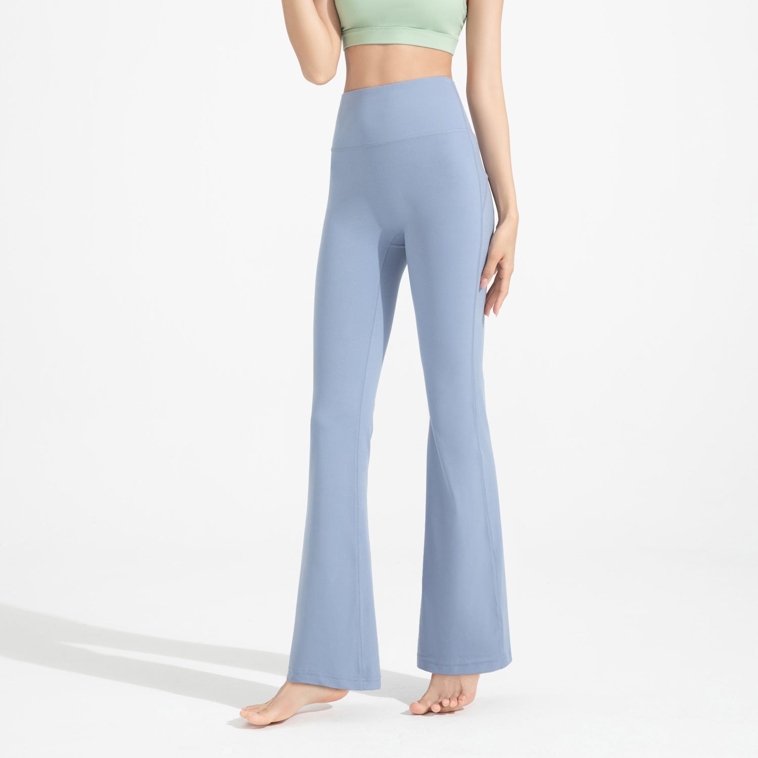 Antibacterial Yoga Bell-bottom Pants Women Lycra
