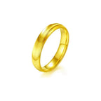 Fashionable Simple Plain Band Couple Rings