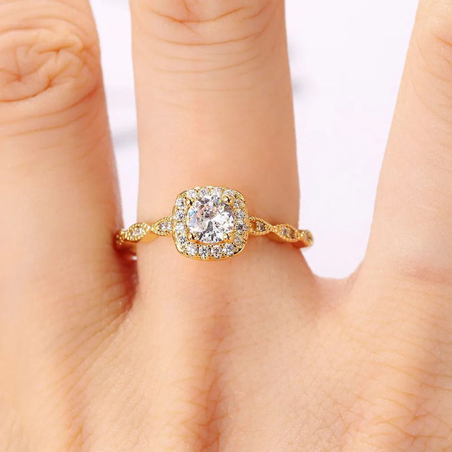 Adjustable Mermaid Butterfly Dainty Rings For Women Main Image