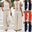 Casual Sleeveless Vest Casual Trousers Suit Summer Tank Top Casual Pants Set For Daily Wear Women's Clothing