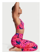Colorful Printed Yoga Suit For Women With Tank Top And Chest Pad