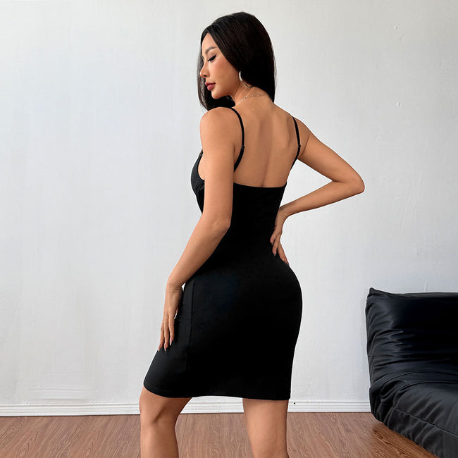 Sling Dress Slim Fit Slimming Hip Skirt Main Image
