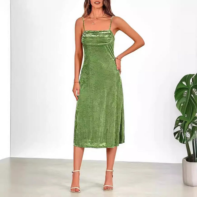 Mid-length Flower Dress Women Main Image