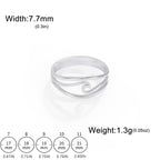 Men's And Women's Rings Stainless Steel Minimalist