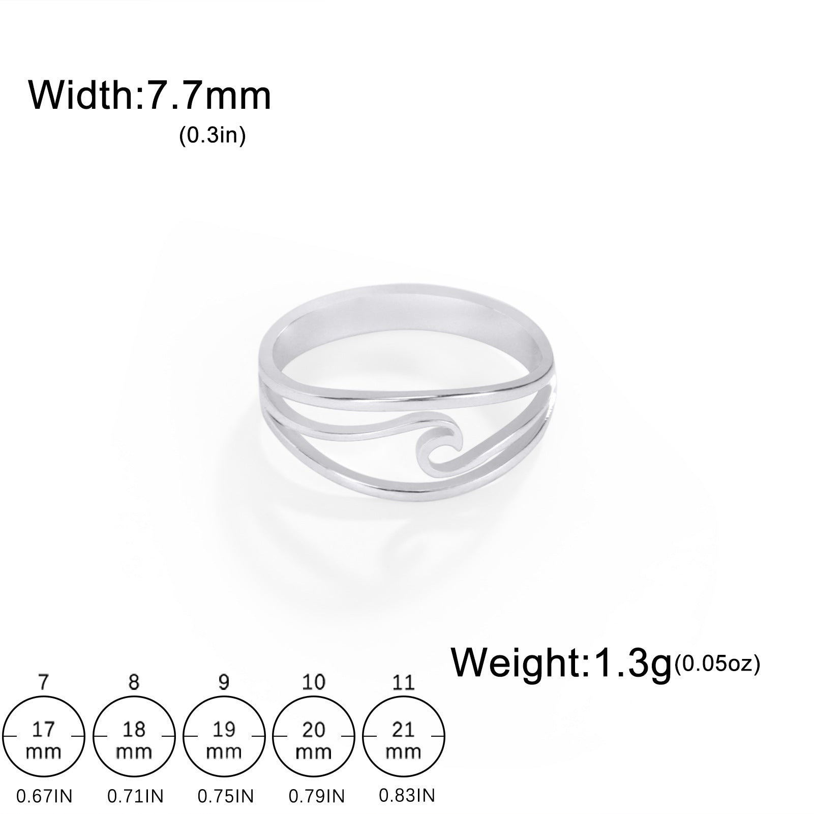 Men's And Women's Rings Stainless Steel Minimalist