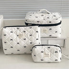 Bow-knot Flower Large-capacity Makeup Bag