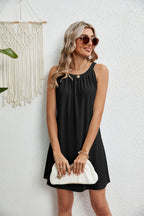 Women's Halter Sleeveless Vest Beach Dress
