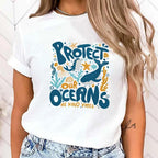 Premium T-shirtHot Protect The Ocean Printed T-Shirts