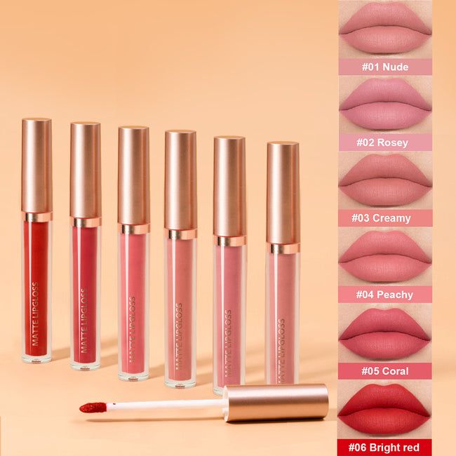 Makeup Matte Lip Gloss Matte Waterproof No Stain On Cup Liquid Lipstick Lip Gloss Main Image