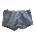 Elastic Waist Red Plaid Fastener Decoration Shorts For Women