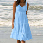 Casual Elegant Stitching Dress Women