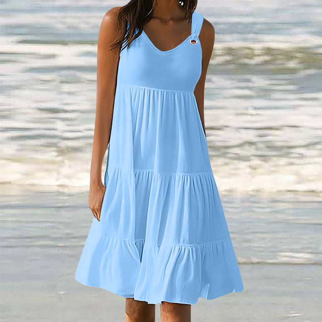 Casual Elegant Stitching Dress Women Main Image